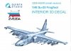 Quinta Studio QDS-48249 Su-25 3D-Printed & colored Interior on decal paper (Zvezda) 1/48
